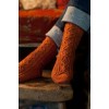orange knit socks in autumn - Предметы - 