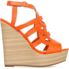 orange sandals - Sandały - 