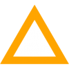 orange triangle - Objectos - 