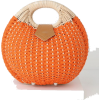 orange woven bag - Uncategorized - 