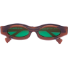 oval frame sunglasses - Sonnenbrillen - 