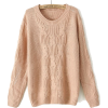 oversized chunky knit sweater - Pulôver - 