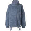 oversized turtleneck sweater - Pullovers - 