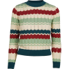 palava striped pointelle knit jumper - Pullovers - 