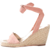 pale pink wedges espadrilles - ウェッジソール - 