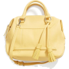 pastel yellow tassel satchel - Borsette - 