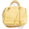 pastel yellow tassel satchel - ハンドバッグ - 