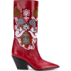 patch embellished cowboy boots - ブーツ - 