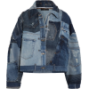 patchwork denim jaket - Jacket - coats - 