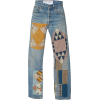 patchwork jeans - Джинсы - 