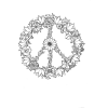 peace symbol illustration - Ilustracje - 