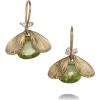 peridot jeweled bug earrings - Orecchine - 