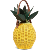 pineapple straw bag - ハンドバッグ - 