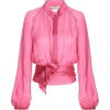 pink blouse - Long sleeves shirts - 