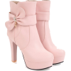 pink boots - Сопоги - 