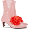 pink boots - Buty wysokie - 