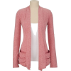 pink cardigan1 - オーバーオール - 