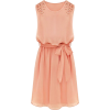 pink chiffon dress - Vestidos - 