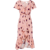 pink floral dress - Dresses - 