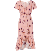 pink floral dress - 连衣裙 - 