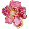 pink flower ring - Pierścionki - 