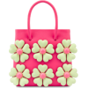 pink green flower moschino bag - ハンドバッグ - 
