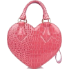 pink heart bag - 手提包 - 
