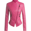 pink leather jacket - Jakne in plašči - 