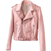 pink leather jacket - アウター - 