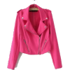 pink, motorcycle, punk, rocker, leather - Jacket - coats - 