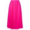 pink pleated skirt - Юбки - 