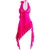 pink ruffle dress - Kleider - 