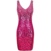 pink sequin dress - ワンピース・ドレス - $8.00  ~ ¥900