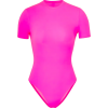 pink skims bodysuit - Рубашки - короткие - 