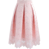 pink skirt - スカート - 