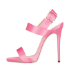 pink_slingback_heels_satin_open_toe_stil - 凉鞋 - 