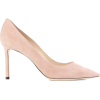 pink suede pumps - Klasične cipele - 