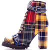 plaid ankle boots - Buty wysokie - 