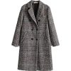 plaid coat - Jaquetas e casacos - 