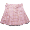plaid mini skirt - Юбки - 