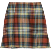 plaid skirt - Suknje - 