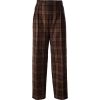 plaid trousers - Capri hlače - 