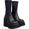 platform leather boots - Stiefel - 