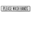 please wash hands sign schoolhouse - Predmeti - 
