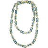 plique-à-Jour Gold Enamel Necklace 1970s - Ожерелья - 