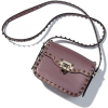 plum studded mini bag - Torbice - 