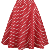 polka dot skirt - スカート - 