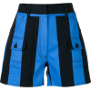 prada, stripe, blue, black, shorts - Spodnie - krótkie - 