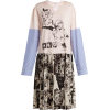 prado comic print cotton silk dress - Obleke - 
