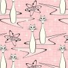 printed by Spoonflower Atomic Cat Field - イラスト - 